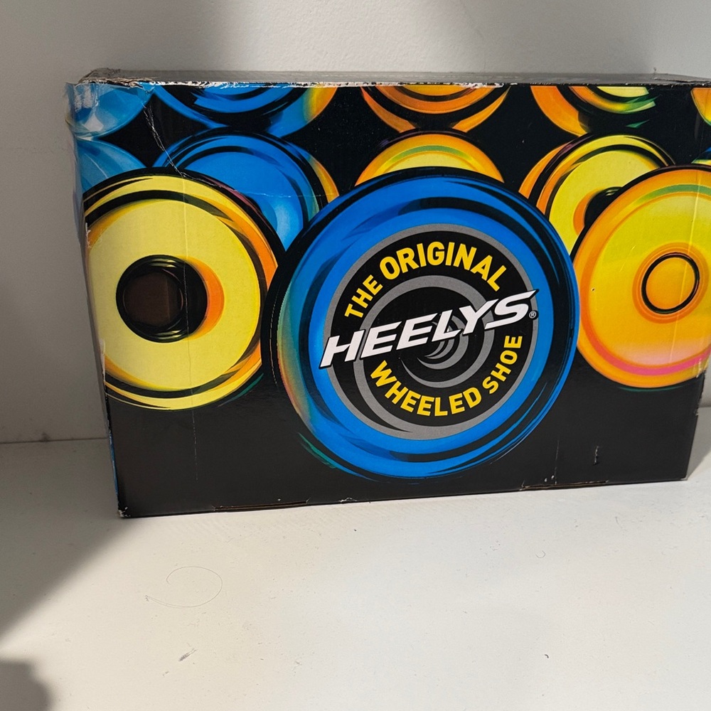 Heelys Vibrant Blue and Yellow Wheeled Shoe Box